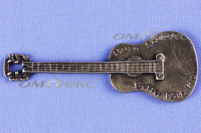 Декоративный элемент для творчества из металла "Гитара"  - купить в Брянске. Цена: 19.99 руб.