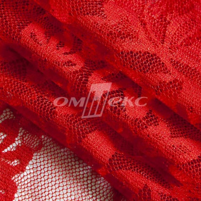 Кружевное полотно стрейч 15A29/RED, 105 гр/м2, шир.155см - купить в Брянске. Цена 2 101.46 руб.