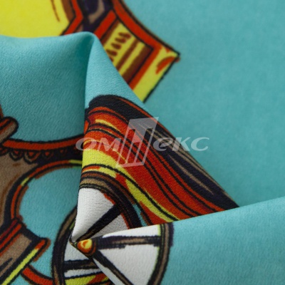 Плательная ткань "Фламенко" 16.2, 80 гр/м2, шир.150 см, принт этнический - купить в Брянске. Цена 241.49 руб.