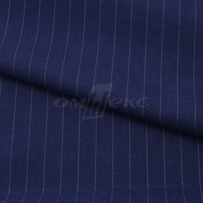 Костюмная ткань "Жаклин", 188 гр/м2, шир. 150 см, цвет тёмно-синий - купить в Брянске. Цена 426.49 руб.