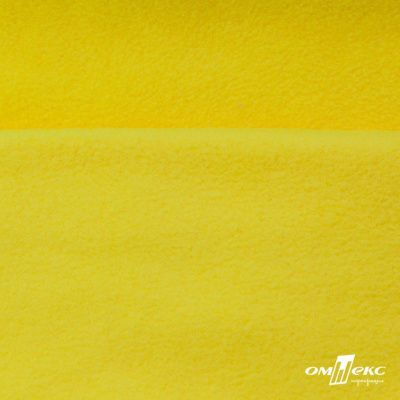 Флис DTY 14-0760, 240 г/м2, шир. 150 см, цвет яркий желтый - купить в Брянске. Цена 640.46 руб.