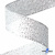 Лента металлизированная "ОмТекс", 25 мм/уп.22,8+/-0,5м, цв.- серебро - купить в Брянске. Цена: 96.64 руб.
