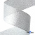 Лента металлизированная "ОмТекс", 50 мм/уп.22,8+/-0,5м, цв.- серебро - купить в Брянске. Цена: 149.71 руб.