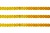 Пайетки "ОмТекс" на нитях, CREAM, 6 мм С / упак.73+/-1м, цв. 92 - золото - купить в Брянске. Цена: 484.77 руб.