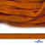 Шнур плетеный (плоский) d-12 мм, (уп.90+/-1м), 100% полиэстер, цв.267 - оранжевый - купить в Брянске. Цена: 8.62 руб.