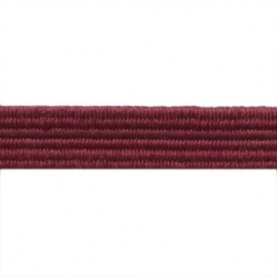 Резиновые нити с текстильным покрытием, шир. 6 мм ( упак.30 м/уп), цв.- 88-бордо - купить в Брянске. Цена: 155.22 руб.