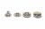Кнопка металлическая "Альфа" с пружиной, 15 мм (уп. 720+/-20 шт), цвет никель - купить в Брянске. Цена: 1 466.73 руб.