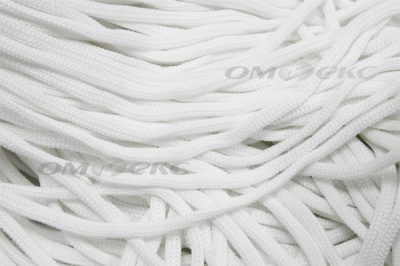 Шнур Т-02 (4с2) мелкое плетение 4мм 100 м белый - купить в Брянске. Цена: 2.50 руб.