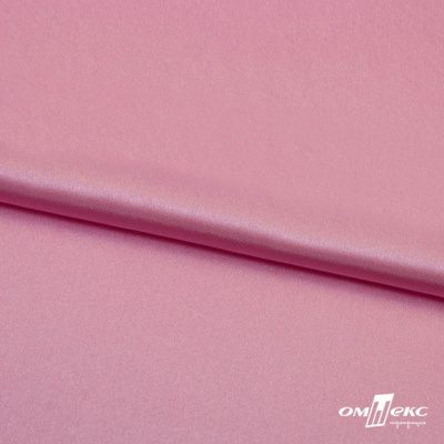Поли креп-сатин 15-2216, 125 (+/-5) гр/м2, шир.150см, цвет розовый - купить в Брянске. Цена 155.57 руб.