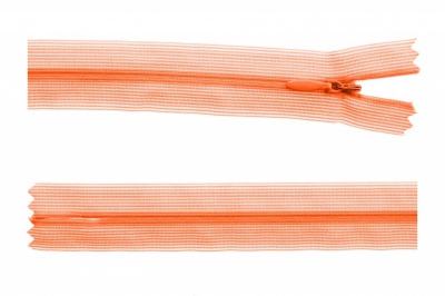 Молния потайная Т3 849, 50 см, капрон, цвет оранжевый - купить в Брянске. Цена: 8.87 руб.