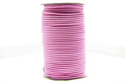 0370-1301-Шнур эластичный 3 мм, (уп.100+/-1м), цв.141- розовый - купить в Брянске. Цена: 464.31 руб.