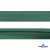 Косая бейка атласная "Омтекс" 15 мм х 132 м, цв. 056 темный зеленый - купить в Брянске. Цена: 225.81 руб.