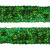 Тесьма с пайетками D4, шир. 20 мм/уп. 25+/-1 м, цвет зелёный - купить в Брянске. Цена: 778.19 руб.