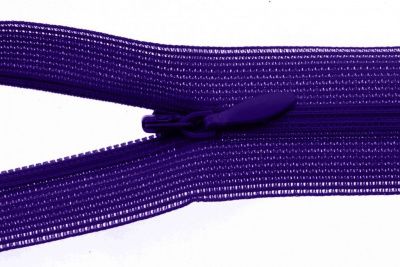 Молния потайная Т3 866, 50 см, капрон, цвет фиолетовый - купить в Брянске. Цена: 8.62 руб.