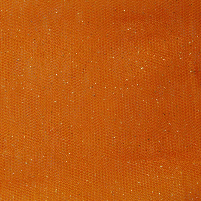 Сетка Глиттер, 24 г/м2, шир.145 см., оранжевый - купить в Брянске. Цена 118.43 руб.