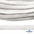 Шнур плетеный d-8 мм плоский, 70% хлопок 30% полиэстер, уп.85+/-1 м, цв.1018-белый - купить в Брянске. Цена: 735 руб.