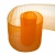Лента капроновая "Гофре", шир. 110 мм/уп. 50 м, цвет оранжевый - купить в Брянске. Цена: 26.93 руб.