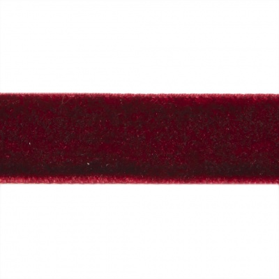 Лента бархатная нейлон, шир.12 мм, (упак. 45,7м), цв.240-бордо - купить в Брянске. Цена: 396 руб.