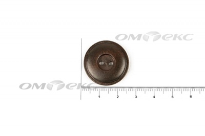 Пуговица деревянная круглая №54 (25мм) - купить в Брянске. Цена: 4.12 руб.