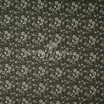 Плательная ткань "Фламенко" 11.2, 80 гр/м2, шир.150 см, принт растительный - купить в Брянске. Цена 259.21 руб.