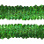 Тесьма с пайетками D4, шир. 30 мм/уп. 25+/-1 м, цвет зелёный - купить в Брянске. Цена: 1 087.39 руб.