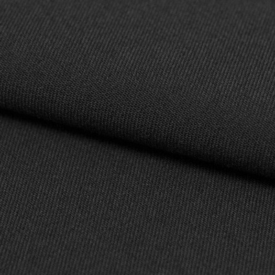 Костюмная ткань с вискозой "Рошель", 250 гр/м2, шир.150см, цвет чёрный - купить в Брянске. Цена 438.12 руб.
