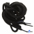 Шнурки #106-09, круглые 130 см, цв.чёрный - купить в Брянске. Цена: 21.92 руб.