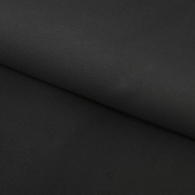 Костюмная ткань "Элис", 200 гр/м2, шир.150см, цвет чёрный - купить в Брянске. Цена 306.20 руб.