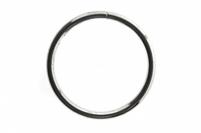 Кольцо металлическое №40 мм, цв.-никель - купить в Брянске. Цена: 4.45 руб.