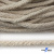 Шнур плетеный d-6 мм круглый, 70% хлопок 30% полиэстер, уп.90+/-1 м, цв.1077-лён - купить в Брянске. Цена: 588 руб.