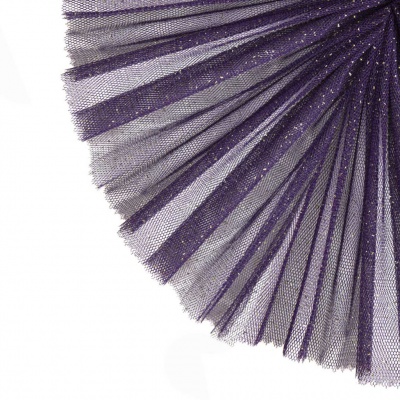 Сетка Глиттер, 24 г/м2, шир.145 см., пурпурный - купить в Брянске. Цена 117.24 руб.