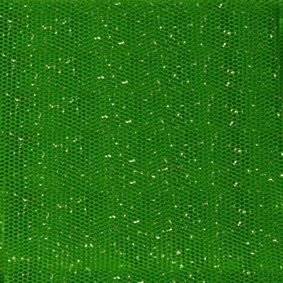 Сетка Глиттер, 24 г/м2, шир.145 см., зеленый - купить в Брянске. Цена 117.24 руб.
