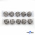 119-01 Кнопки пришивные декоративные металл 21 мм, цв.-никель - купить в Брянске. Цена: 21.54 руб.