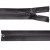 Молния водонепроницаемая PVC Т-7, 60 см, разъемная, цвет (301) т.серый - купить в Брянске. Цена: 49.39 руб.