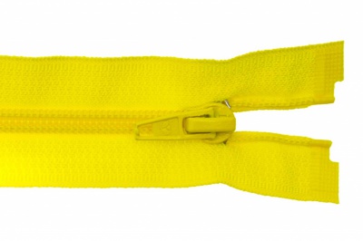 Спиральная молния Т5 131, 90 см, автомат, цвет жёлтый - купить в Брянске. Цена: 14.20 руб.