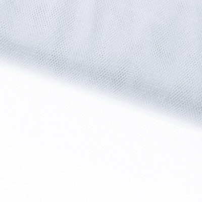 Трикотажное полотно Тюль Кристалл, 100% полиэфир, 16-01/белый, 15гр/м2, шир.160см. - купить в Брянске. Цена 128.39 руб.