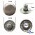 Кнопка металлическая "Альфа" с пружиной, 15 мм (уп. 720+/-20 шт), цвет никель - купить в Брянске. Цена: 1 466.73 руб.