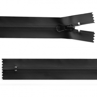 Молния водонепроницаемая PVC Т-7, 18 см, неразъемная, цвет чёрный - купить в Брянске. Цена: 21.20 руб.
