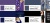 Костюмная ткань "Элис" 18-3921, 200 гр/м2, шир.150см, цвет голубика - купить в Брянске. Цена 306.20 руб.