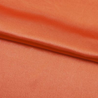 Поли креп-сатин 18-1445, 120 гр/м2, шир.150см, цвет оранжевый - купить в Брянске. Цена 155.57 руб.