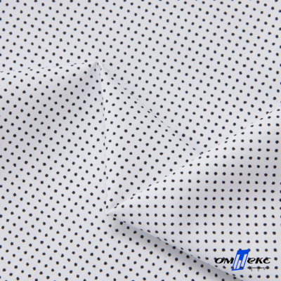 Ткань сорочечная Этна, 120 г/м2, 58% пэ,42% хл, (арт.112) принтованная, шир.150 см, горох - купить в Брянске. Цена 356.25 руб.