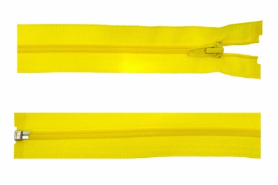 Спиральная молния Т5 131, 90 см, автомат, цвет жёлтый - купить в Брянске. Цена: 14.20 руб.