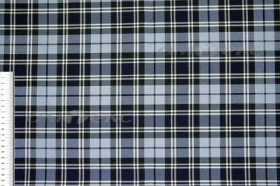 Ткань костюмная клетка Т7274 2004, 220 гр/м2, шир.150см, цвет т.синий/гол/бел - купить в Брянске. Цена 