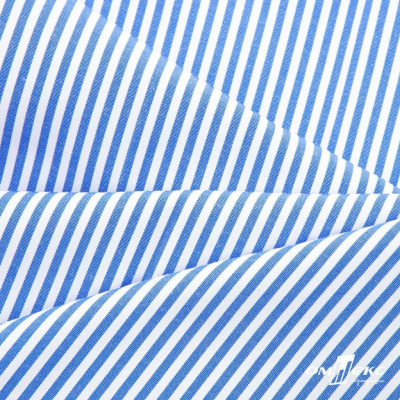 Ткань сорочечная Полоска Кенди, 115 г/м2, 58% пэ,42% хл, шир.150 см, цв.3-синий, (арт.110) - купить в Брянске. Цена 306.69 руб.