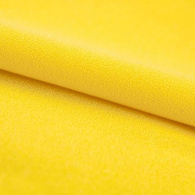 Креп стрейч Амузен 12-0752, 85 гр/м2, шир.150см, цвет жёлтый - купить в Брянске. Цена 194.07 руб.