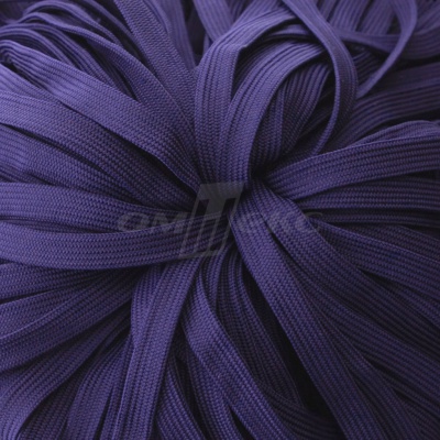Шнур 15мм плоский (100+/-1м) №10 фиолетовый - купить в Брянске. Цена: 10.21 руб.