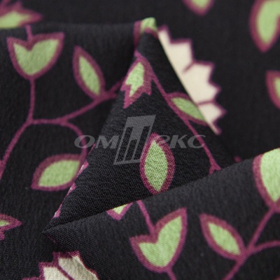 Плательная ткань "Фламенко" 10.1, 80 гр/м2, шир.150 см, принт растительный - купить в Брянске. Цена 243.96 руб.