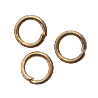 Кольцо  соединительное для бижутерии 4 мм, цв.-золото - купить в Брянске. Цена: 0.41 руб.