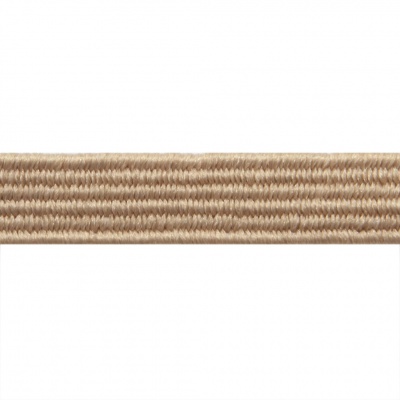 Резиновые нити с текстильным покрытием, шир. 6 мм ( упак.30 м/уп), цв.- 97-бежевый - купить в Брянске. Цена: 152.05 руб.