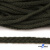 Шнур плетеный d-6 мм круглый, 70% хлопок 30% полиэстер, уп.90+/-1 м, цв.1075-хаки - купить в Брянске. Цена: 588 руб.